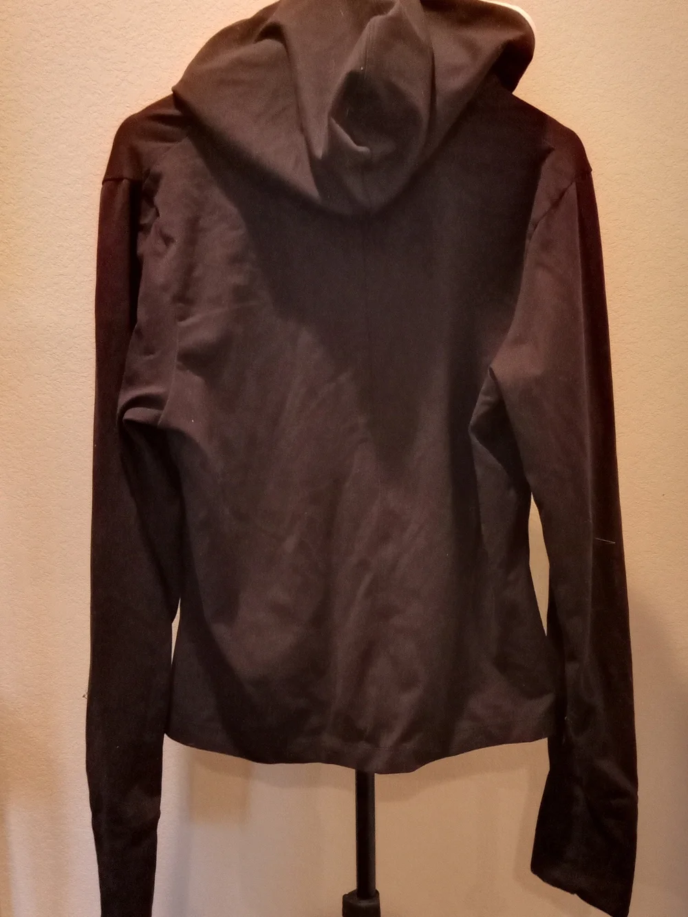 Columbia Elite Black Hoodie Jacket with White Lined Hood Women's Size L